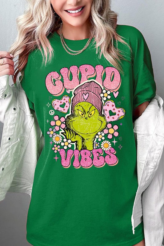 Heavy Cotton Unisex Short Sleeve T-Shirt Cupids Vibes
