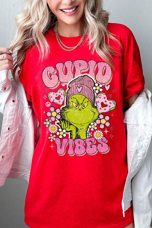 Heavy Cotton Unisex Short Sleeve T-Shirt Cupids Vibes