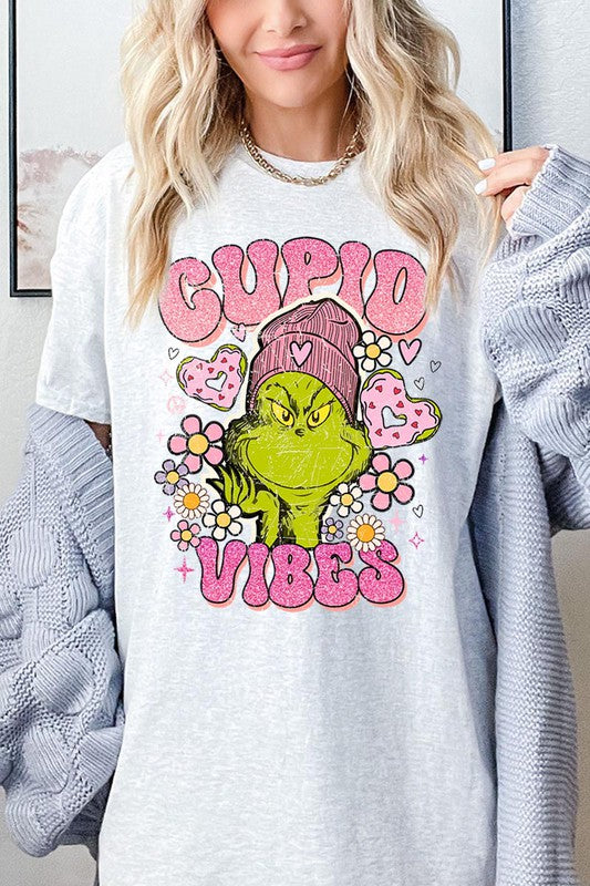 Heavy Cotton Unisex Short Sleeve T-Shirt Cupids Vibes