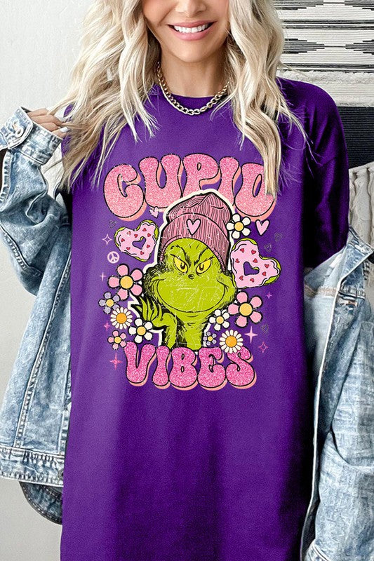 Heavy Cotton Unisex Short Sleeve T-Shirt Cupids Vibes