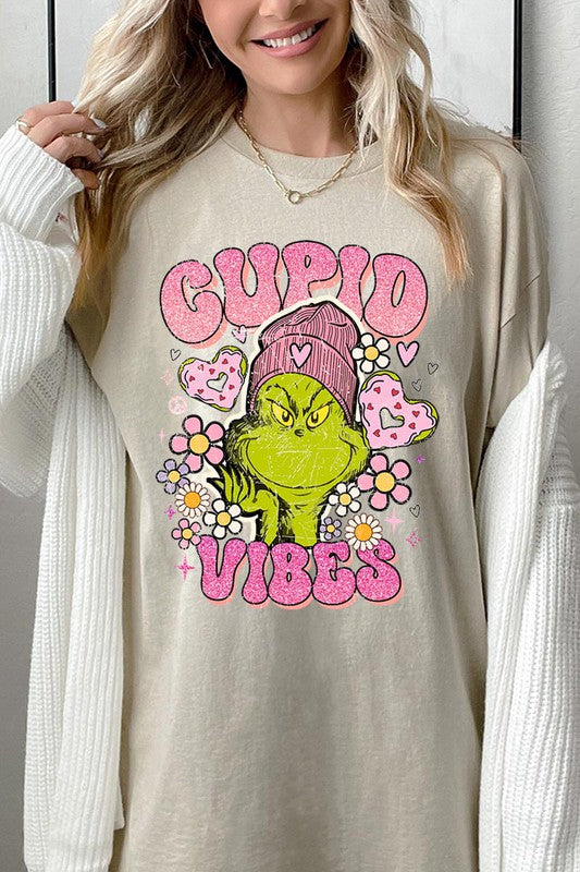Heavy Cotton Unisex Short Sleeve T-Shirt Cupids Vibes