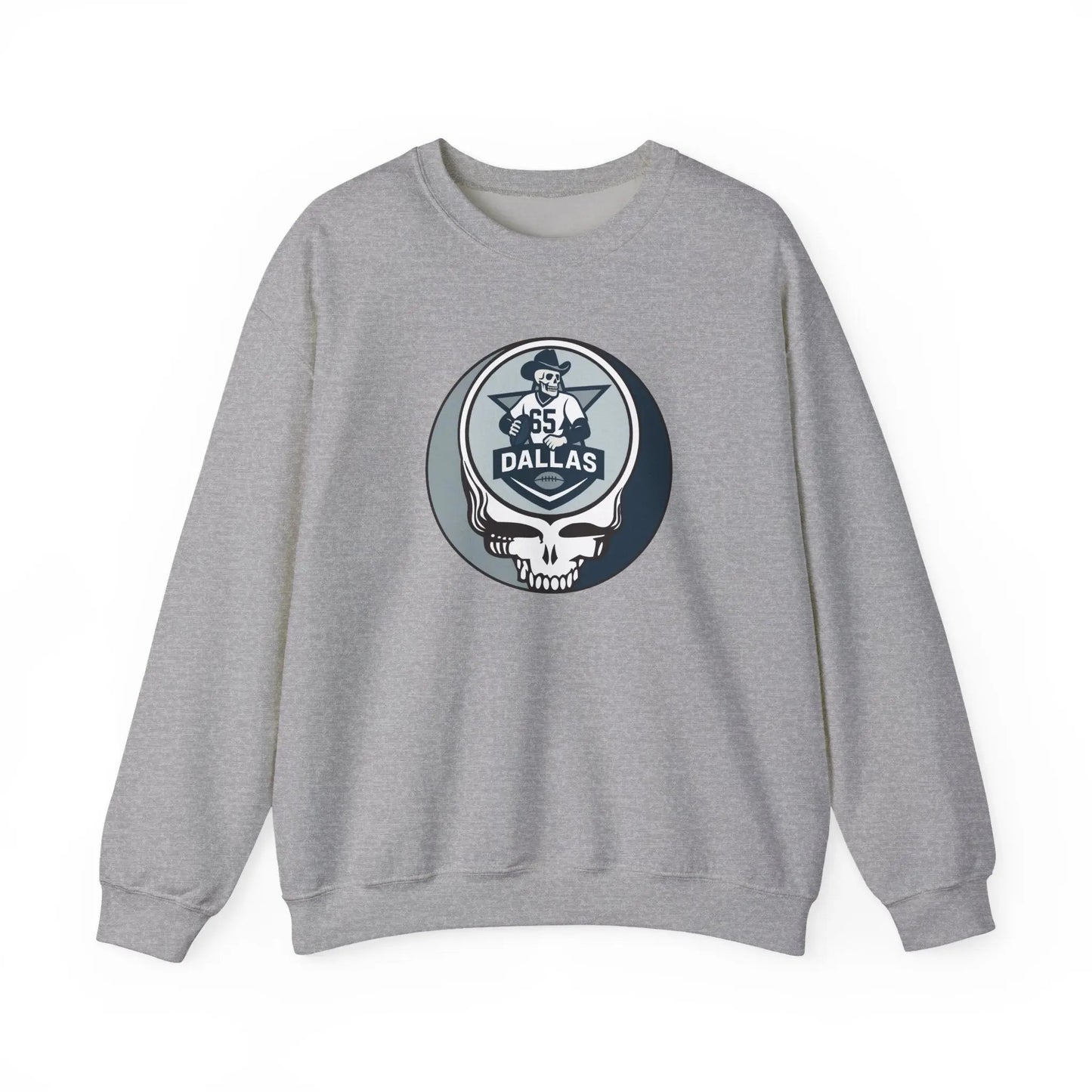 Grateful Dead Stealie Crewneck Sweatshirt Heavy Blend Unisex Gildan