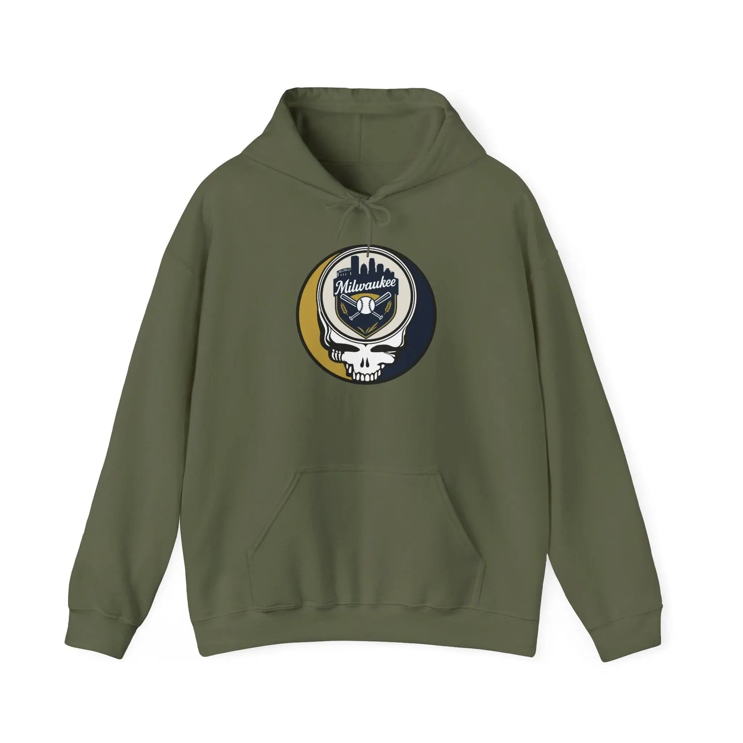 Milwaukee Baseball Edition Grateful Dead Unisex Heavy Blend Hoodie The Ballpark Collection
