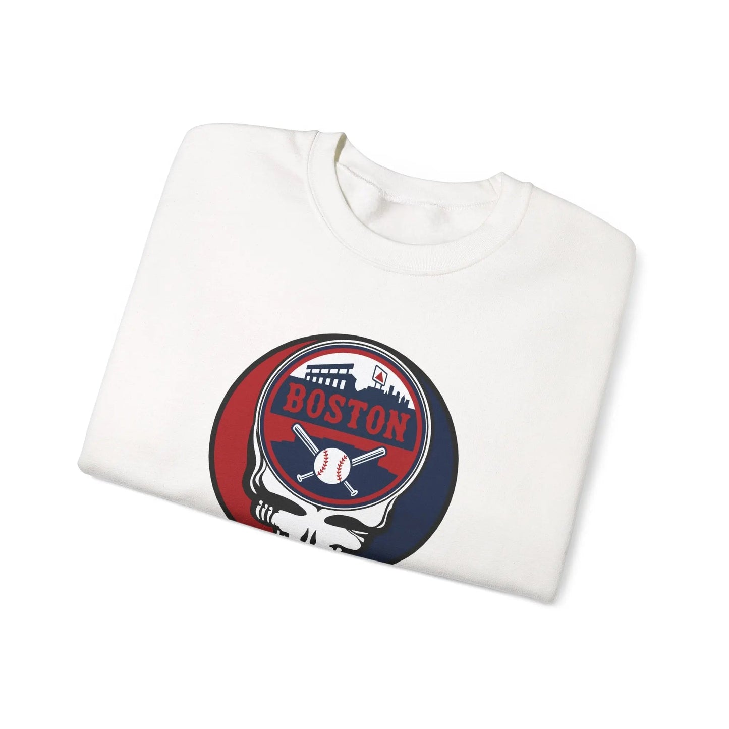 Boston Baseball Edition Stealie Grateful Dead Crewneck Sweatshirt MLB