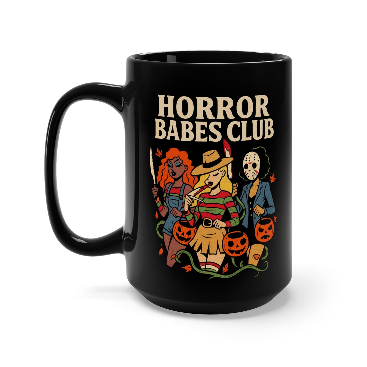 Horror Babes Club Halloween 15oz Mug UntamedEgo LLC