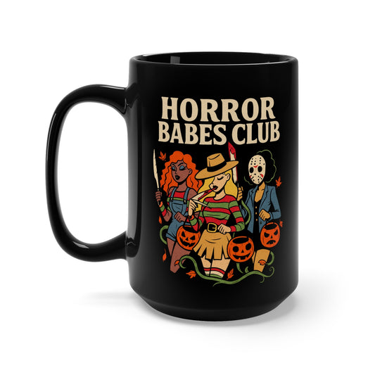 Horror Babes Club Halloween 15oz Mug UntamedEgo LLC