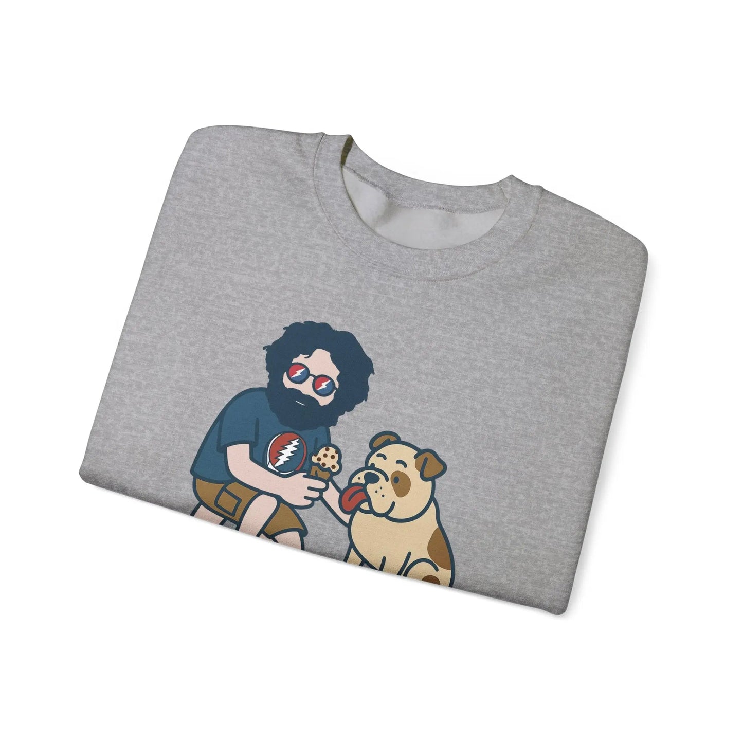 Crewneck Sweatshirt Heavy Blend Jerry and Frank Are Sharin' Life is dead.