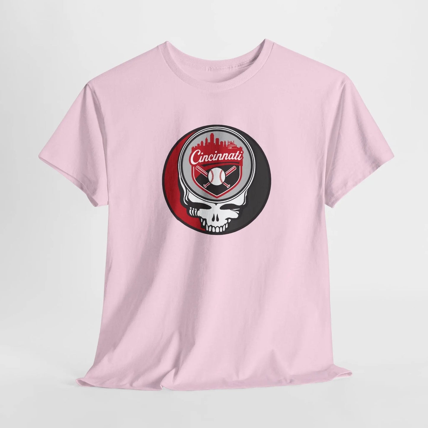 Grateful Dead Steal Your Face Cincinnati Baseball Edition T-Shirt MLB