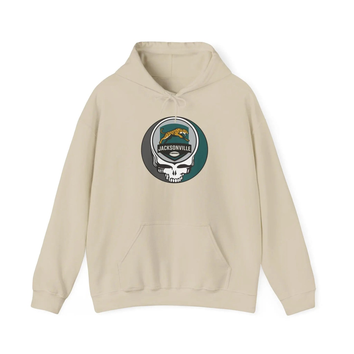 Jacksonville Jaguars Stealie Grateful Dead Hooded Sweatshirt NFL The Gridiron Collection