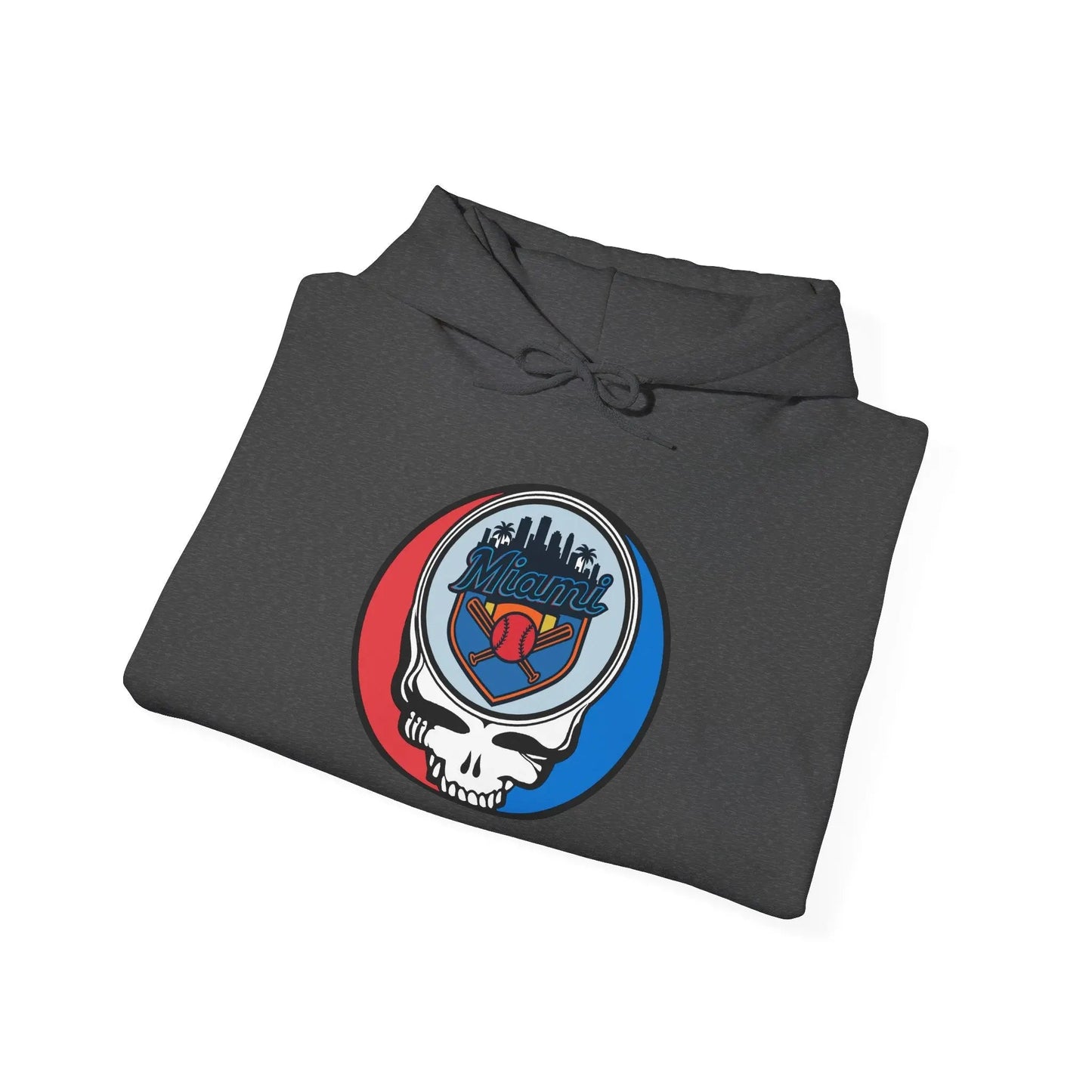 Miami Marlins Grateful Dead Unisex Heavy Blend Hoodie The Ballpark Collection