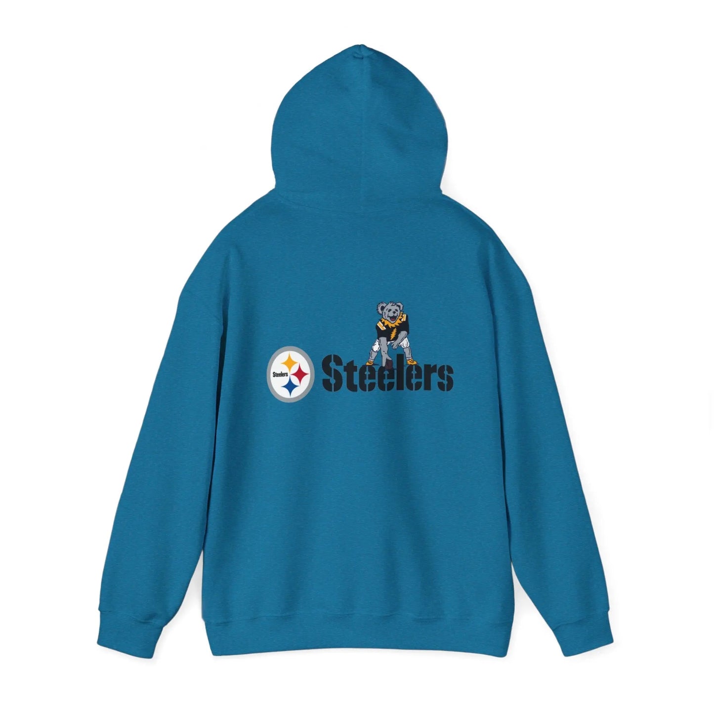 Pittsburgh Steelers Dancing Bear Two-Sided Unisex Hoodie The Gridiron Collection