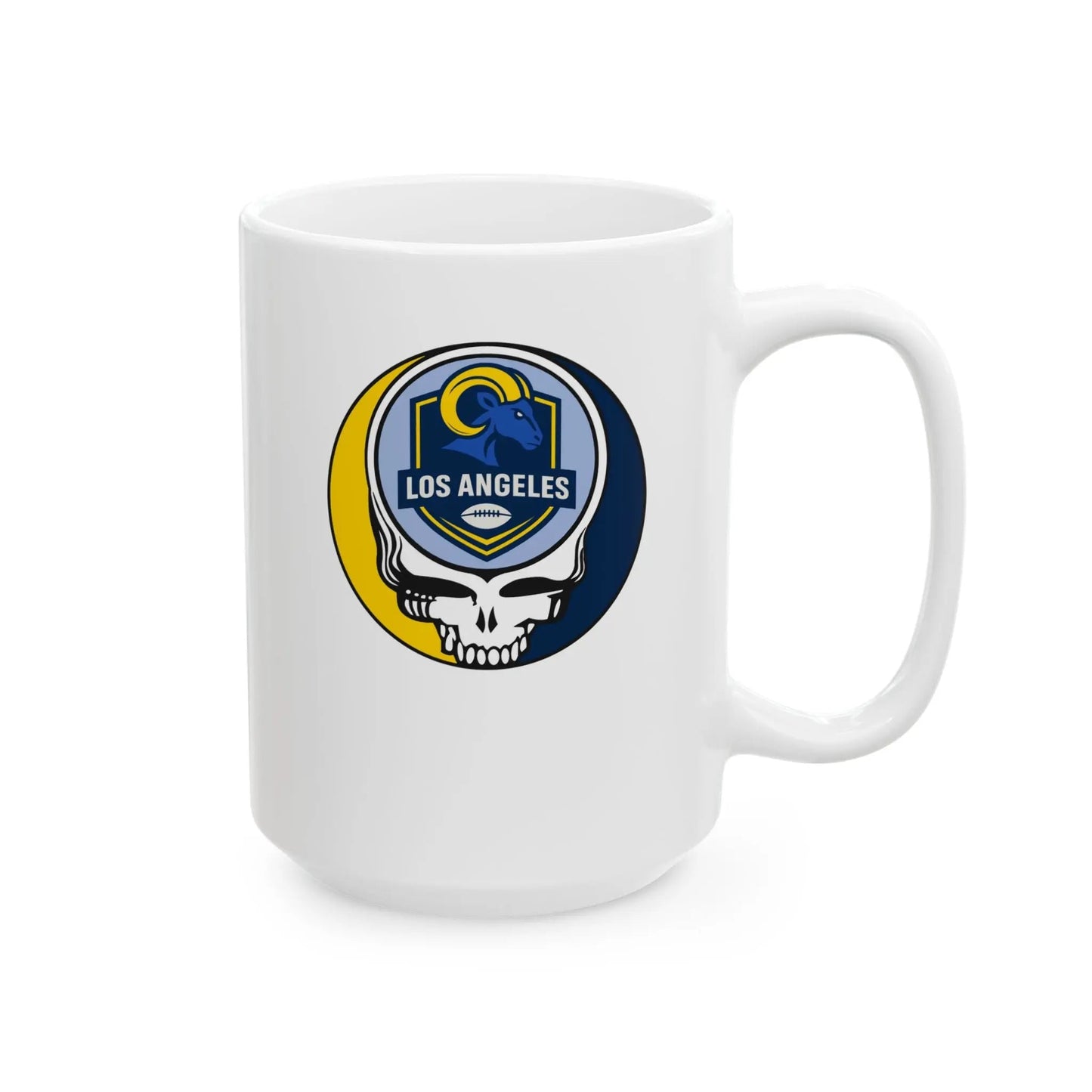 Los Angeles Rams Stealie Ceramic Coffee Mug 15ounce NFL