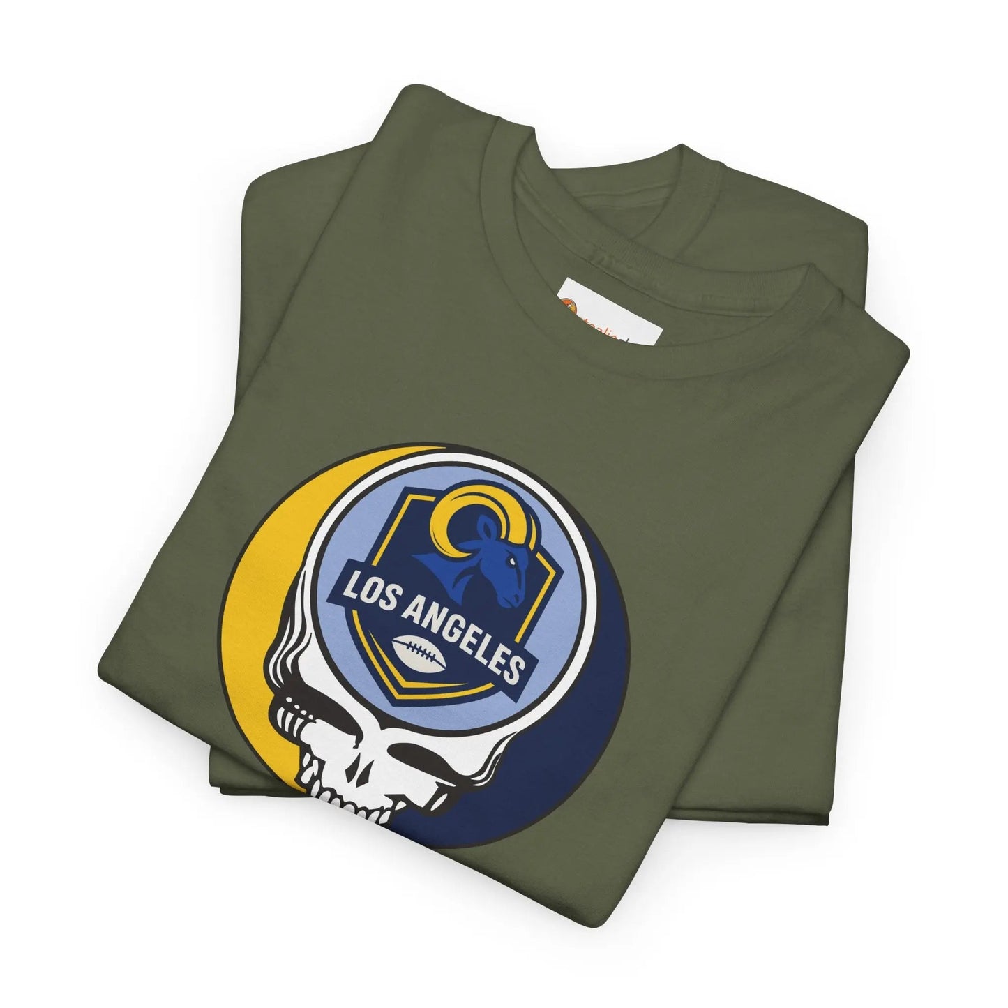 Los Angeles Rams Grateful Dead Steal Your Face T-Shirt The Gridiron Collection NFL