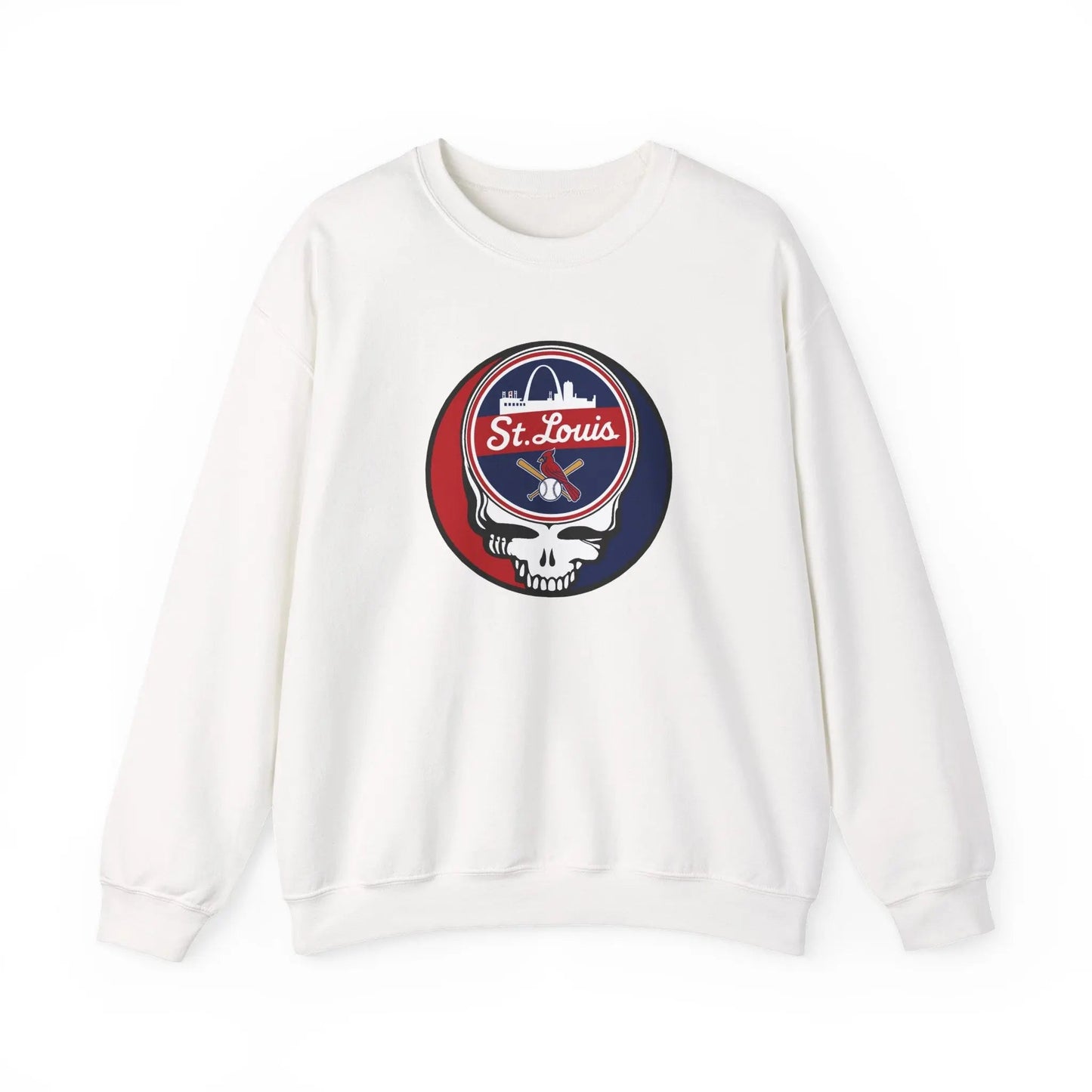 Grateful Dead Stealie Unisex Heavy Blend Crewneck Sweatshirt The Ballpark Collection