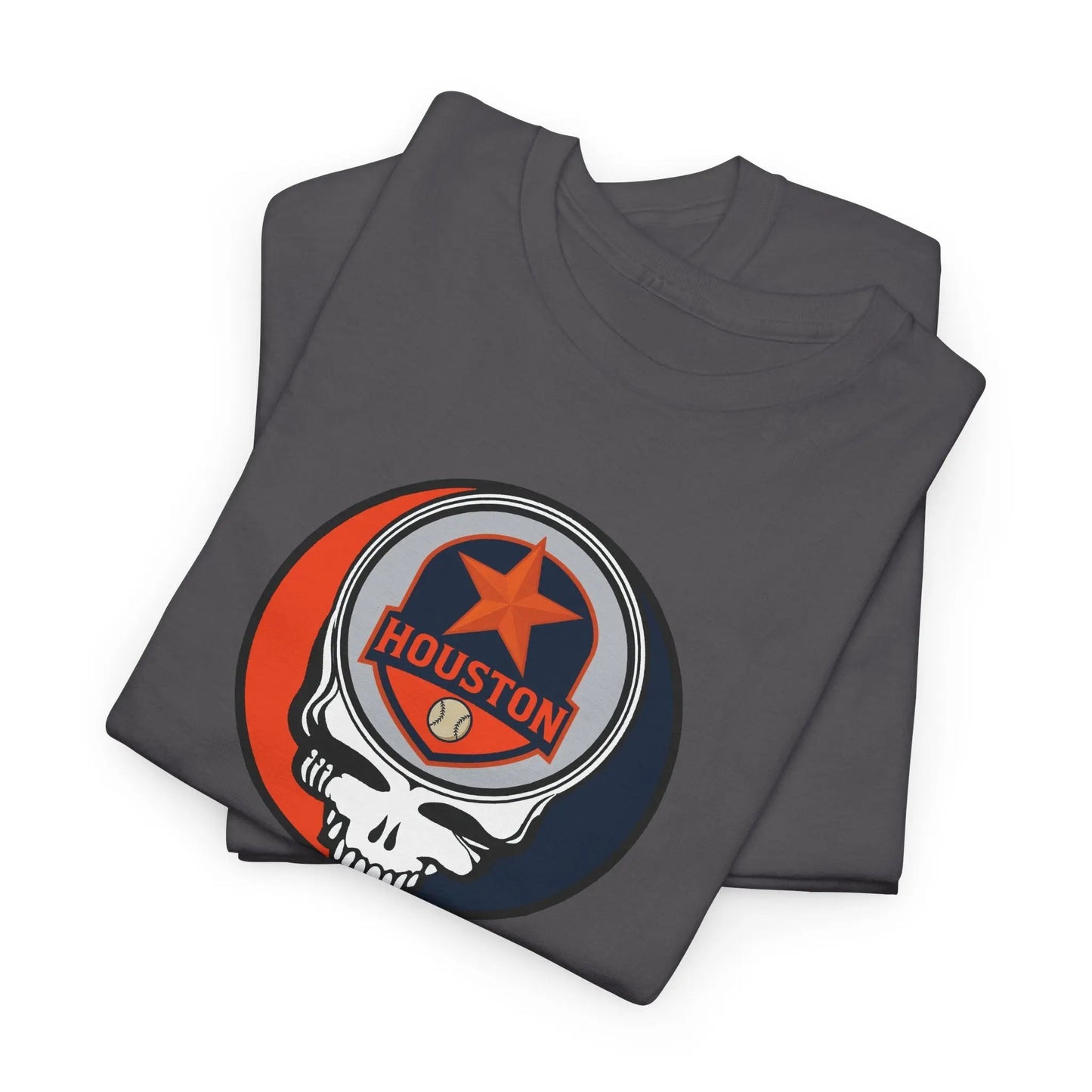 Houston Astros Grateful Dead Steal Your Face Baseball Edition T-Shirt