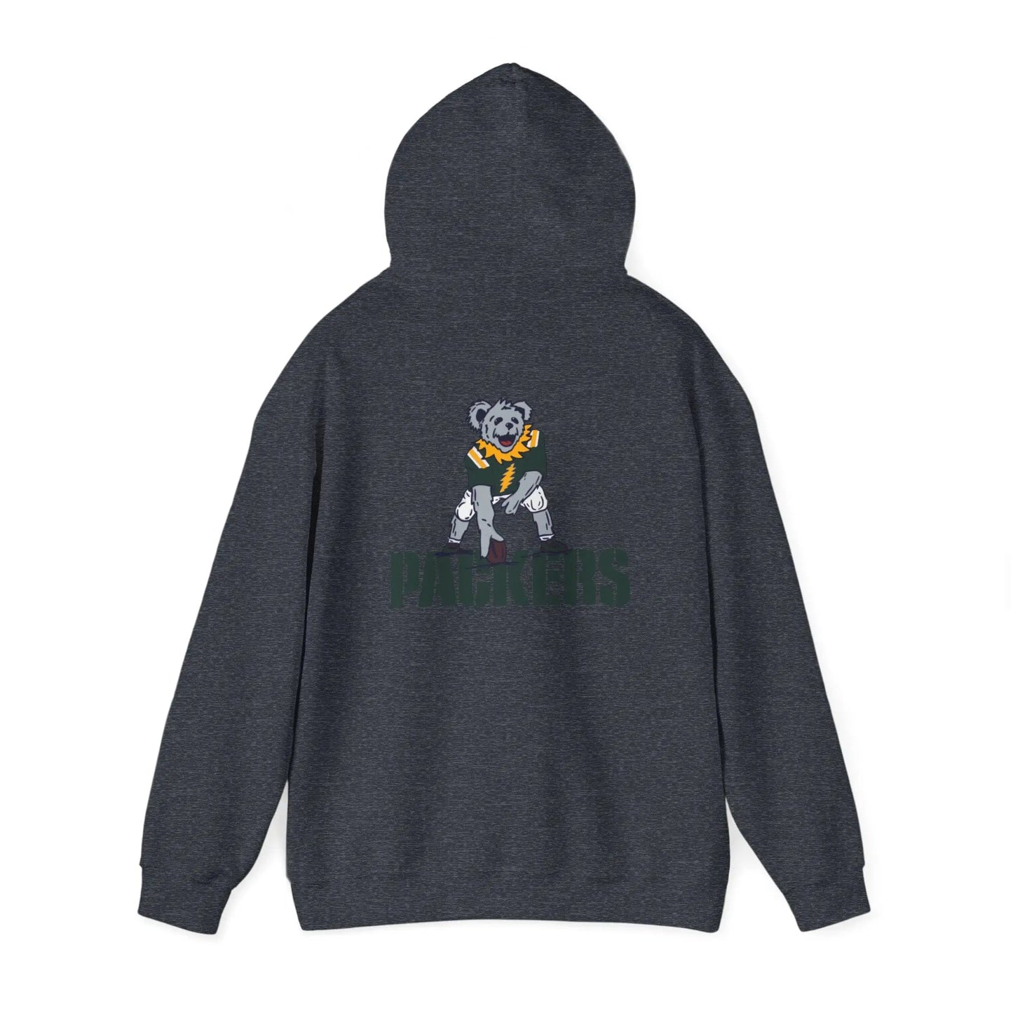 Green Bay Packers Dancing Bear Unisex Hoodie Two-Sided The Gridiron Collection