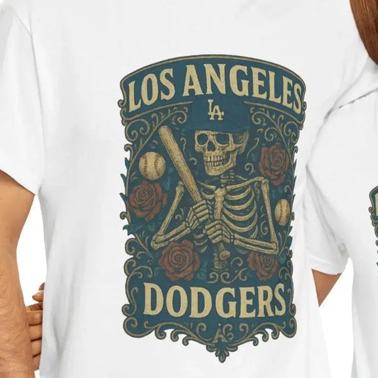 Los Angeles Baseball Edition Retro Poster Art T-shirt The Ballpark Collection
