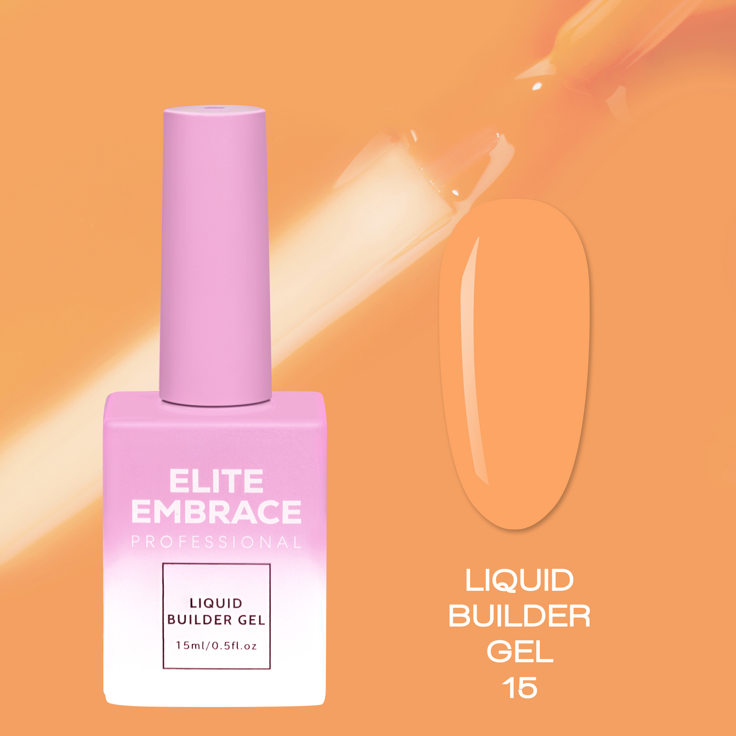 Liquid Builder Gel Hard Material Nail Extension ELITE EMBRACE