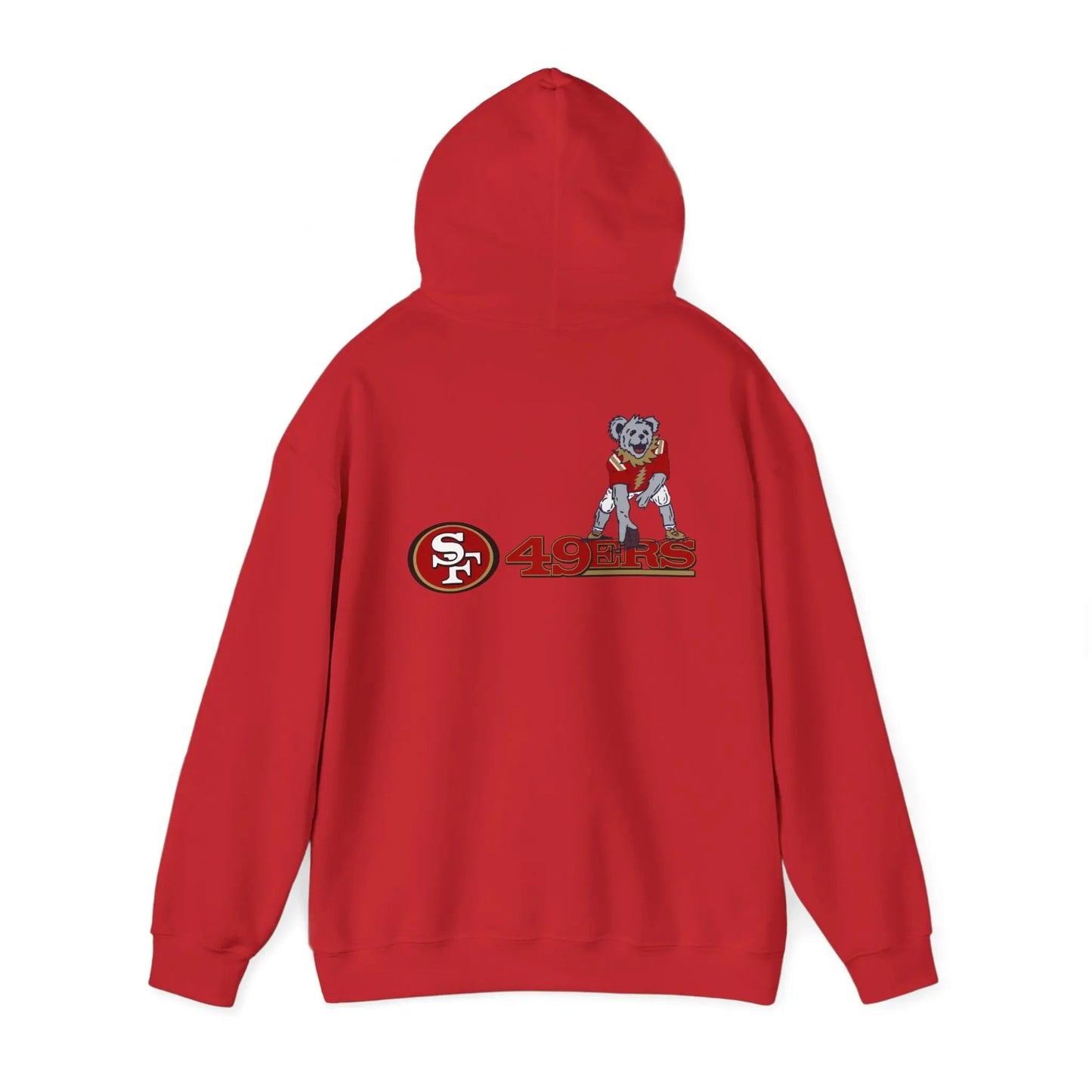 San Francisco 49ers Dancing Bear Unisex Two-Sided Hoodie The Gridiron Collection
