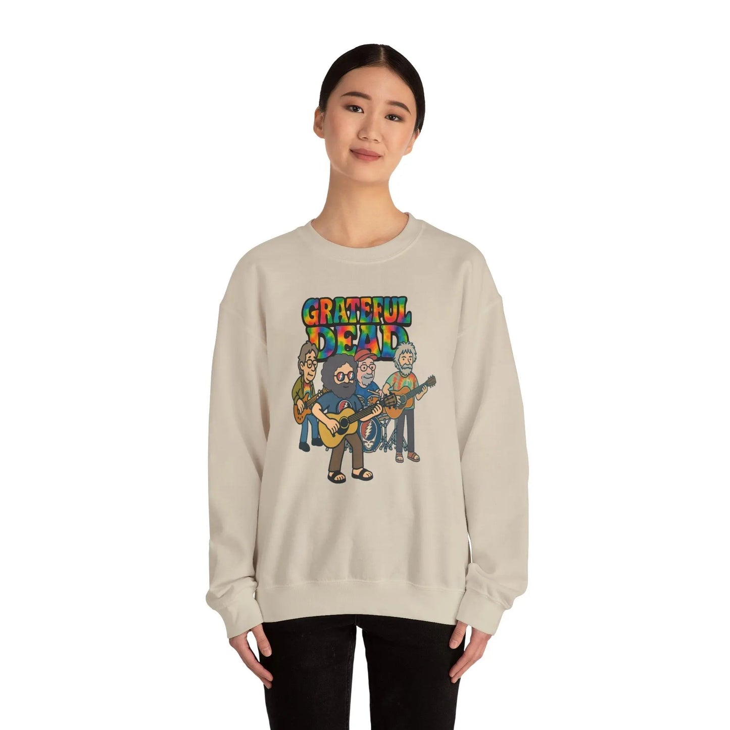 Life is dead. Crewneck Sweatshirt Heavy Blend Unisex Jerry and The Band