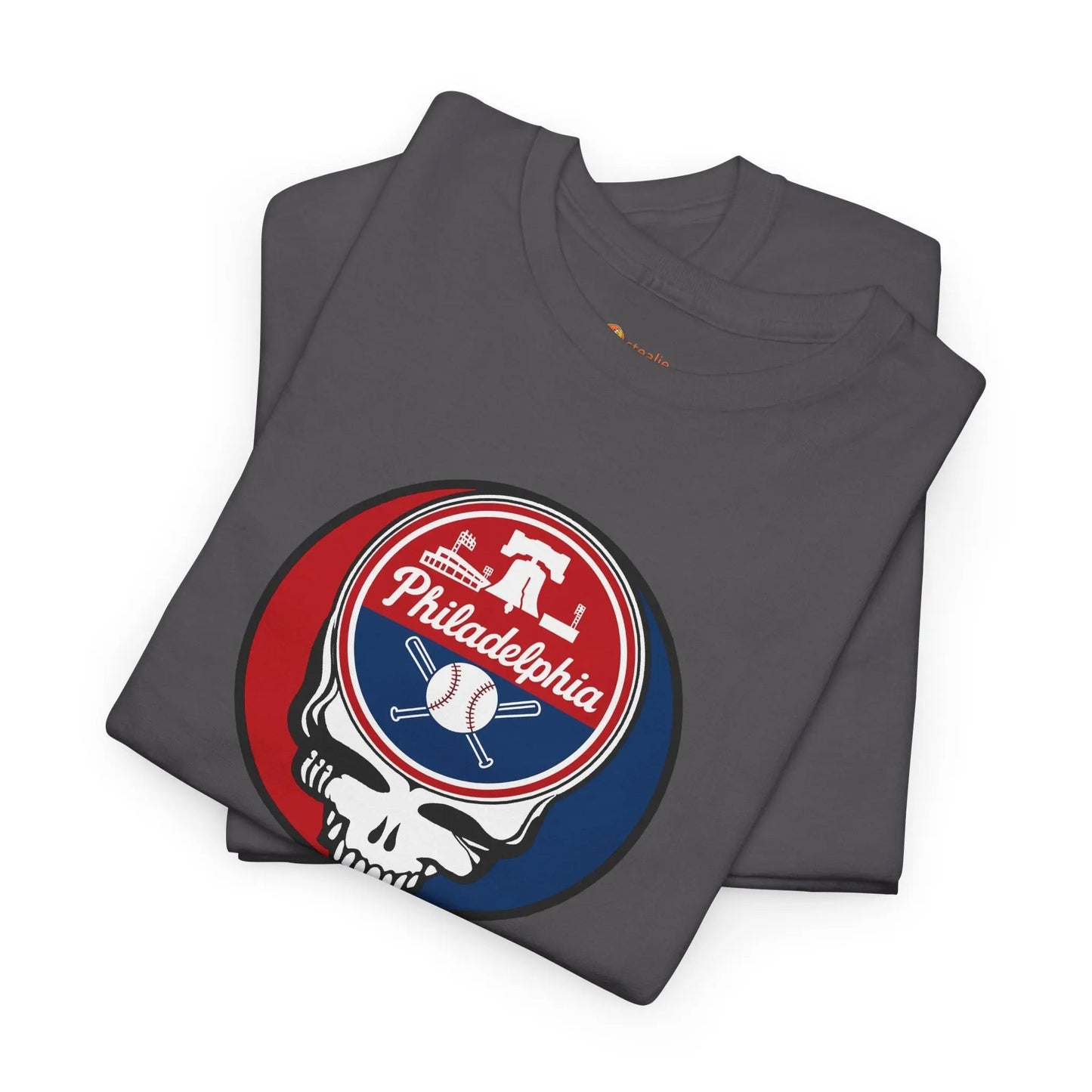 Philadelphia Phillies Grateful Dead Steal Your Face T-Shirt Ballpark Collection MLB