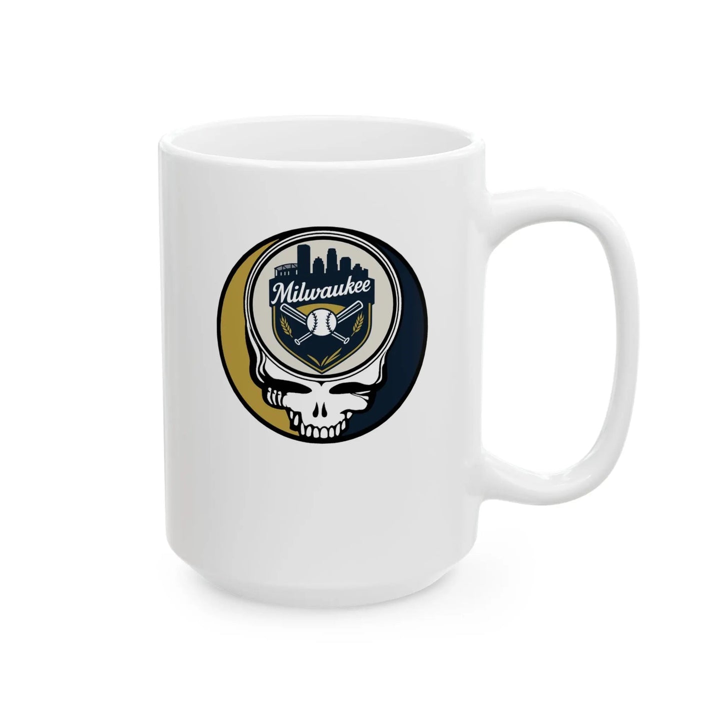 Milwaukee Baseball Edition Stealie 15 oz Ceramic Mug The Ballpark Collection