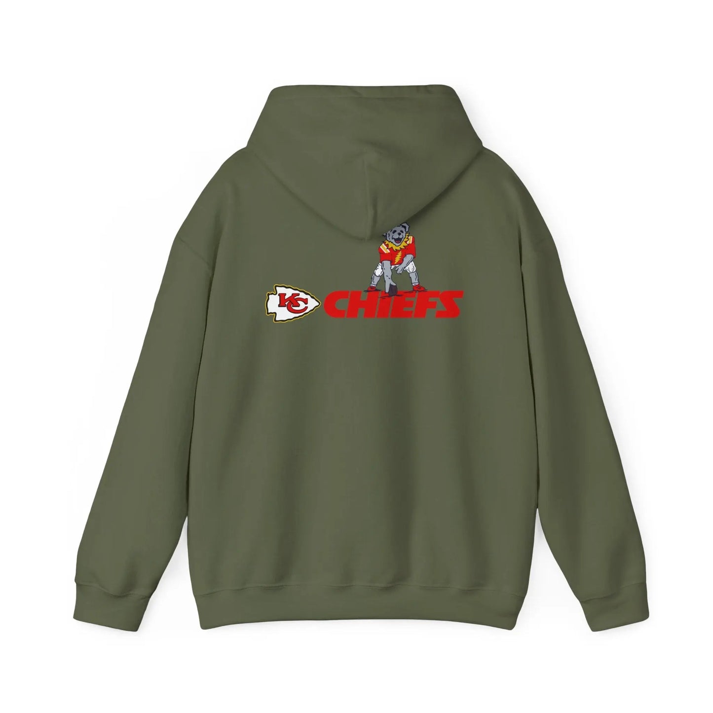 Kansas City Chiefs Dancing Bear Unisex Two-Sided Hoodie The Gridiron Collection