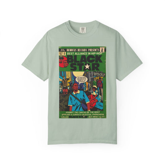 Black Star Unisex Comfort Colors T-shirt 100% Ring-Spun Cotton