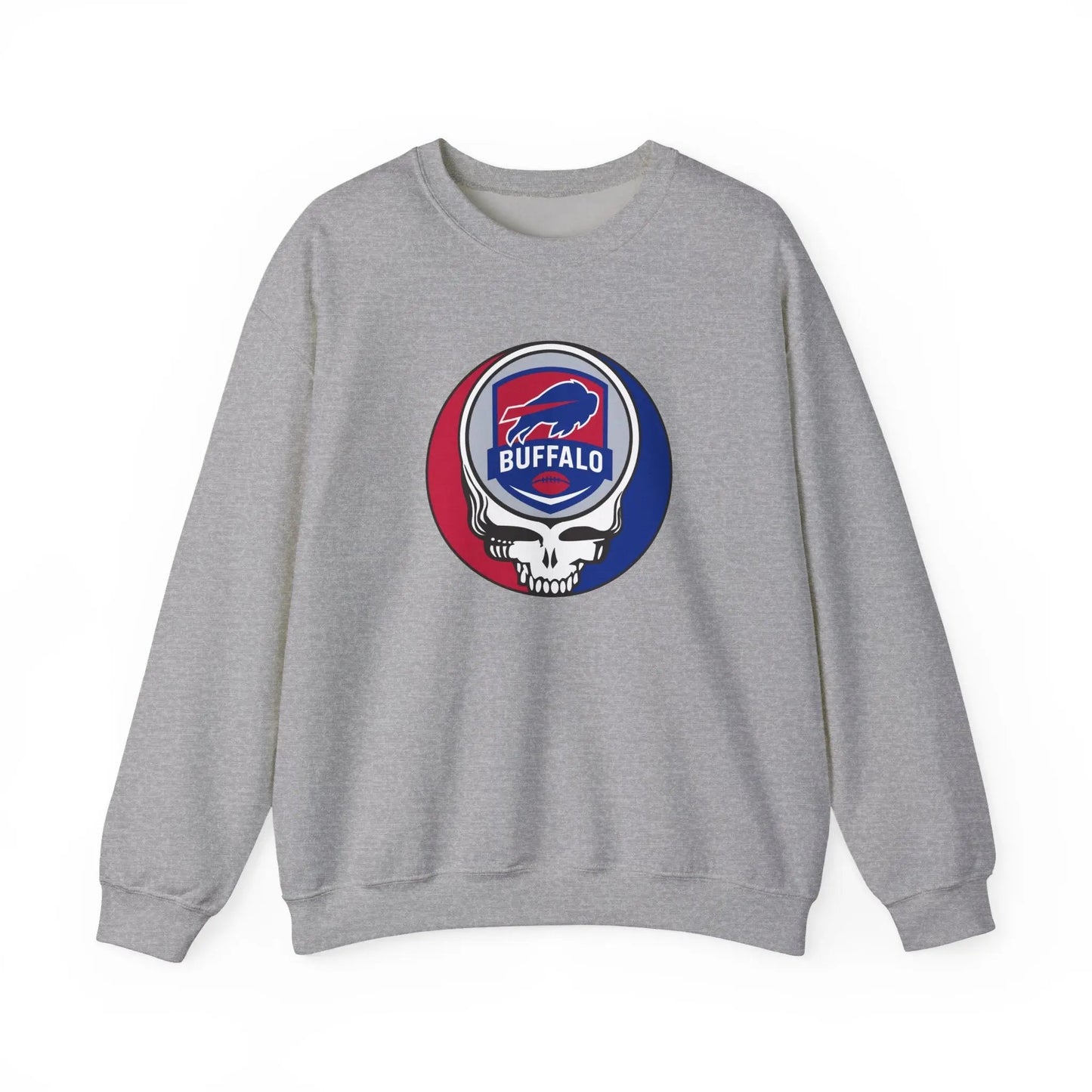 Buffalo Bills Grateful Dead Stealie Crewneck Sweatshirt Unisex NFL