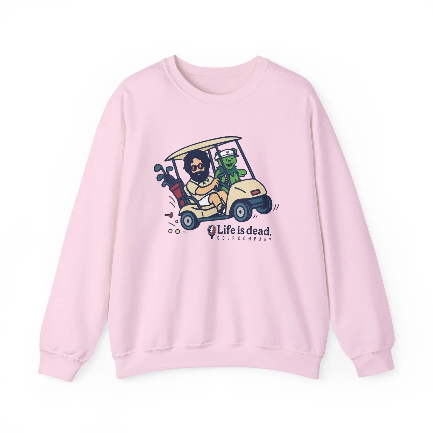 Life is dead. Crewneck Sweatshirt Unisex Heavy Blend Crewneck Sweatshirt Gildan