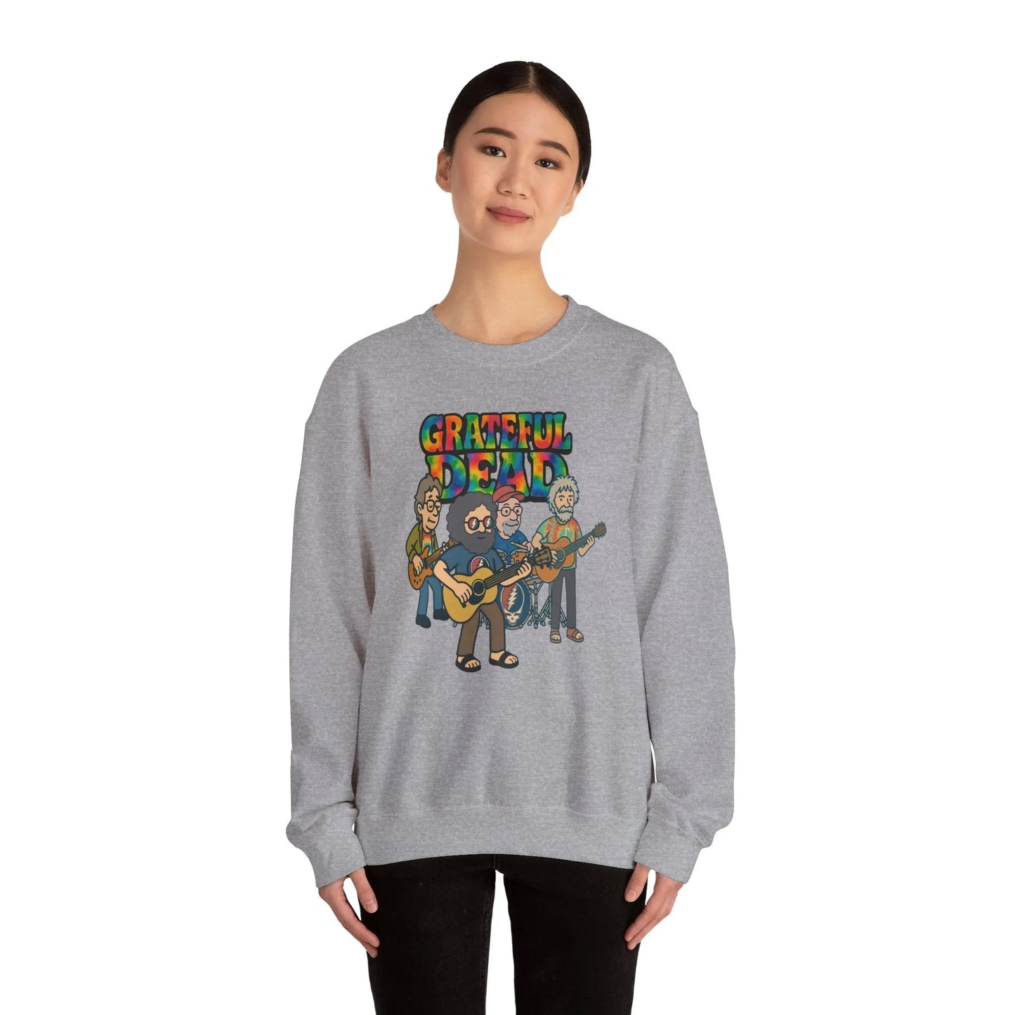 Life is dead. Crewneck Sweatshirt Heavy Blend Unisex Jerry and The Band
