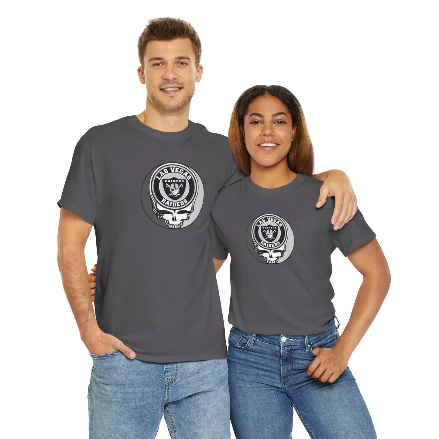 Las Vegas Raiders Steal Your Face T-Shirt Grateful Dead The Gridiron Collection