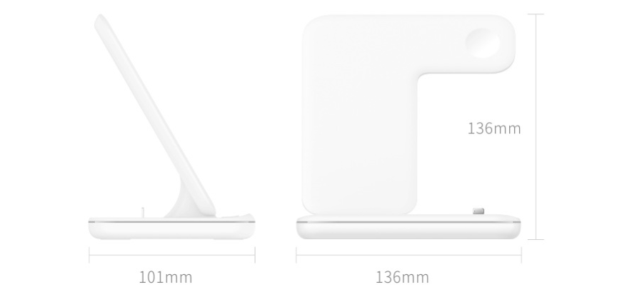 Wireless Charger 3 In 1 Compatible Mobile Phone Watch Earphone Charger Stand