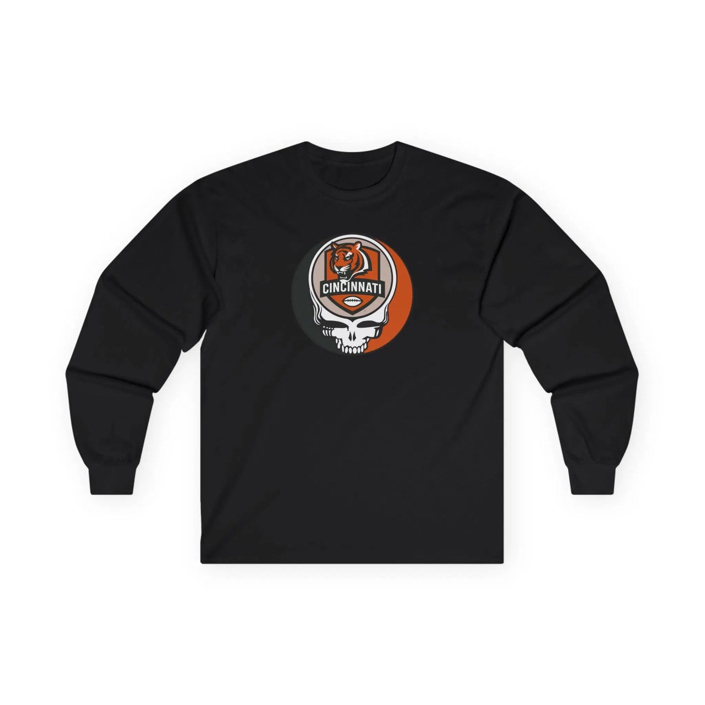 Grateful Dead Ultra Cotton Long Sleeve Tee Cincinnati Bengals The Gridiron Collection