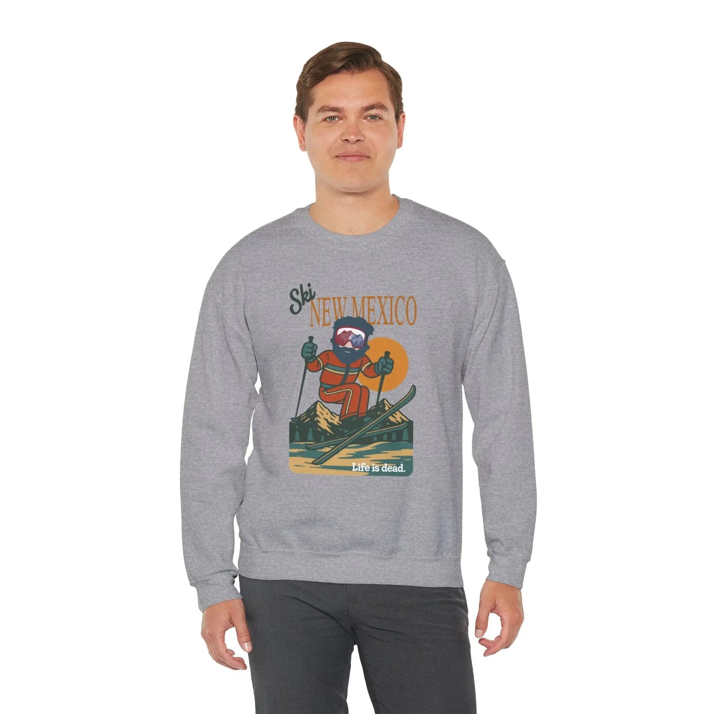 Ski New Mexico Retro Crewneck Sweatshirt