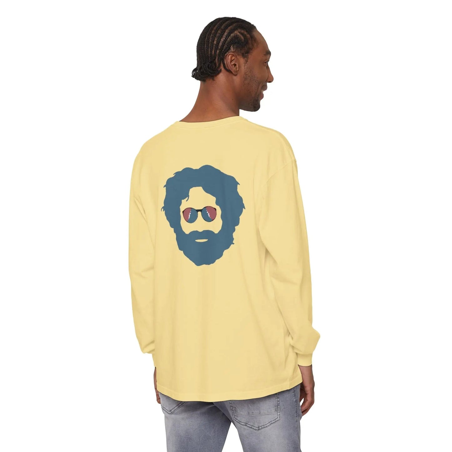 Jerry Garcia Vineyard Collection Garment-dyed Long Sleeve T-Shirt Grateful Dead