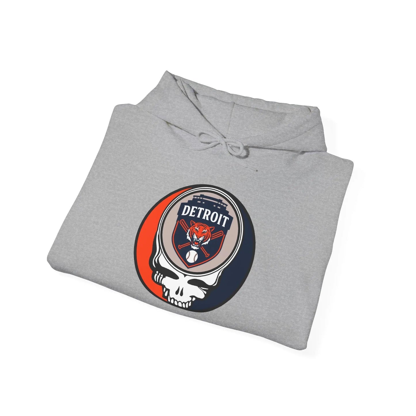Detroit Baseball Edition Grateful Dead Unisex Heavy Blend Hoodie The Ballpark Collection