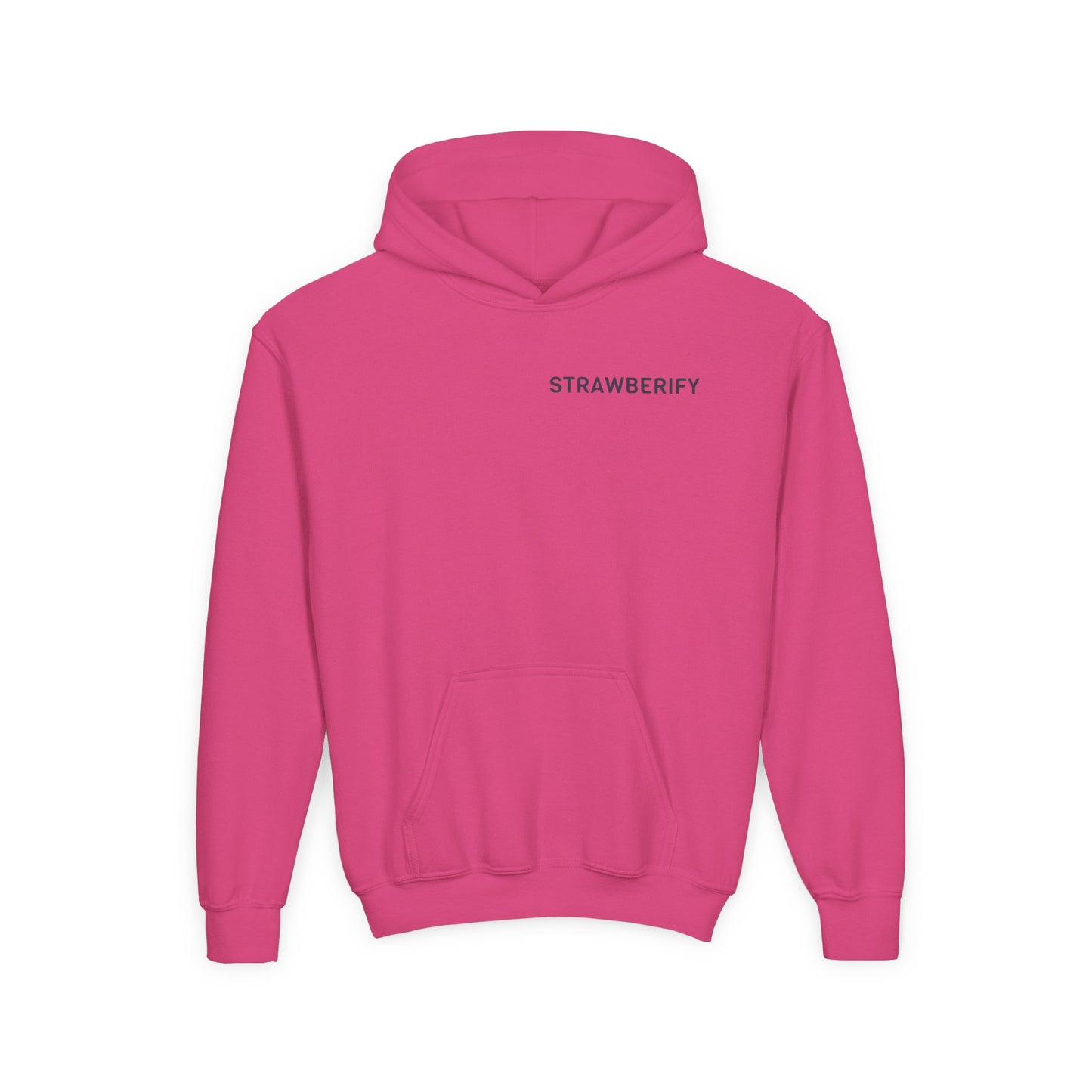 Strawberify Youth Hooded Sweatshirt – Cozy & Trendy