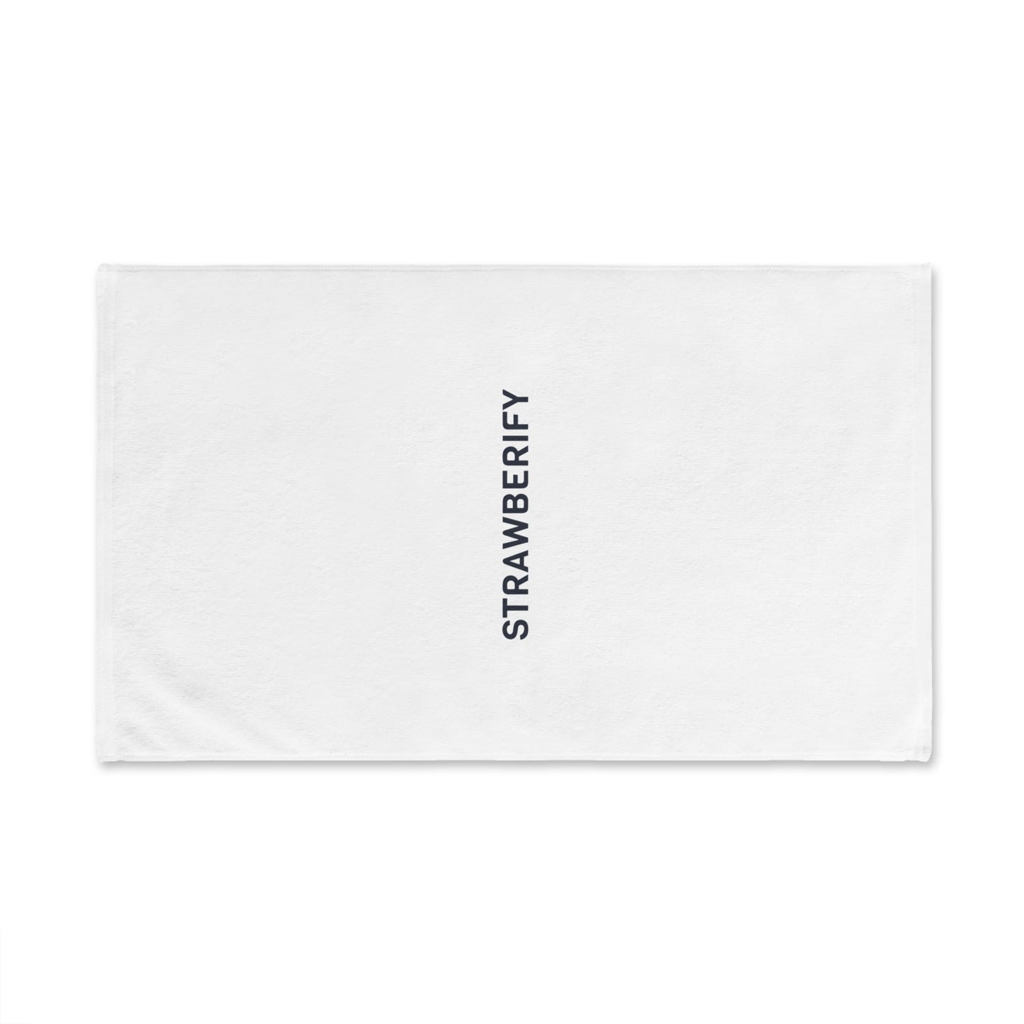 Stylish Hand Towel - 'Strawberify' Motivational Design