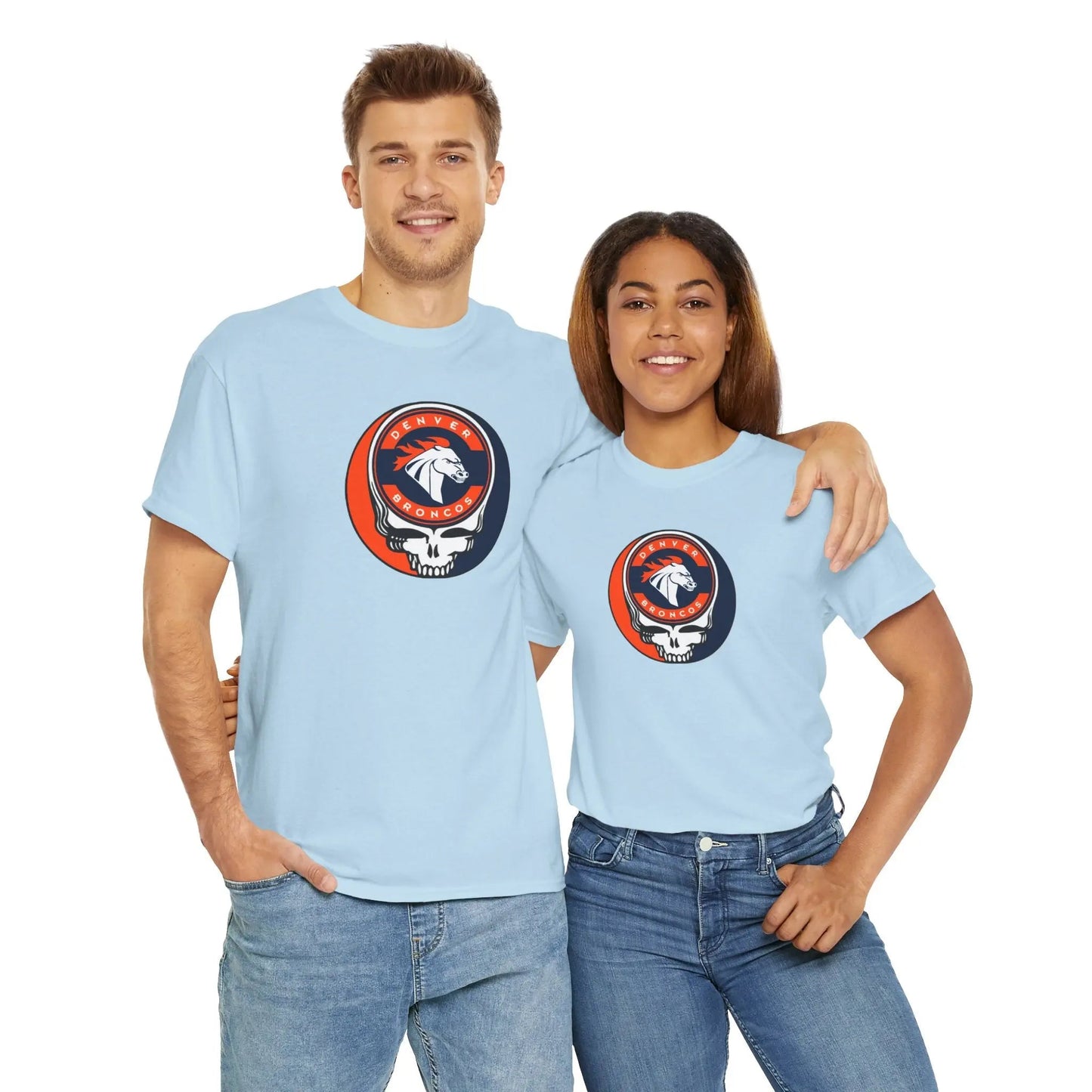 Denver Broncos Grateful Dead Steal Your Face T-Shirt The Gridiron Collection