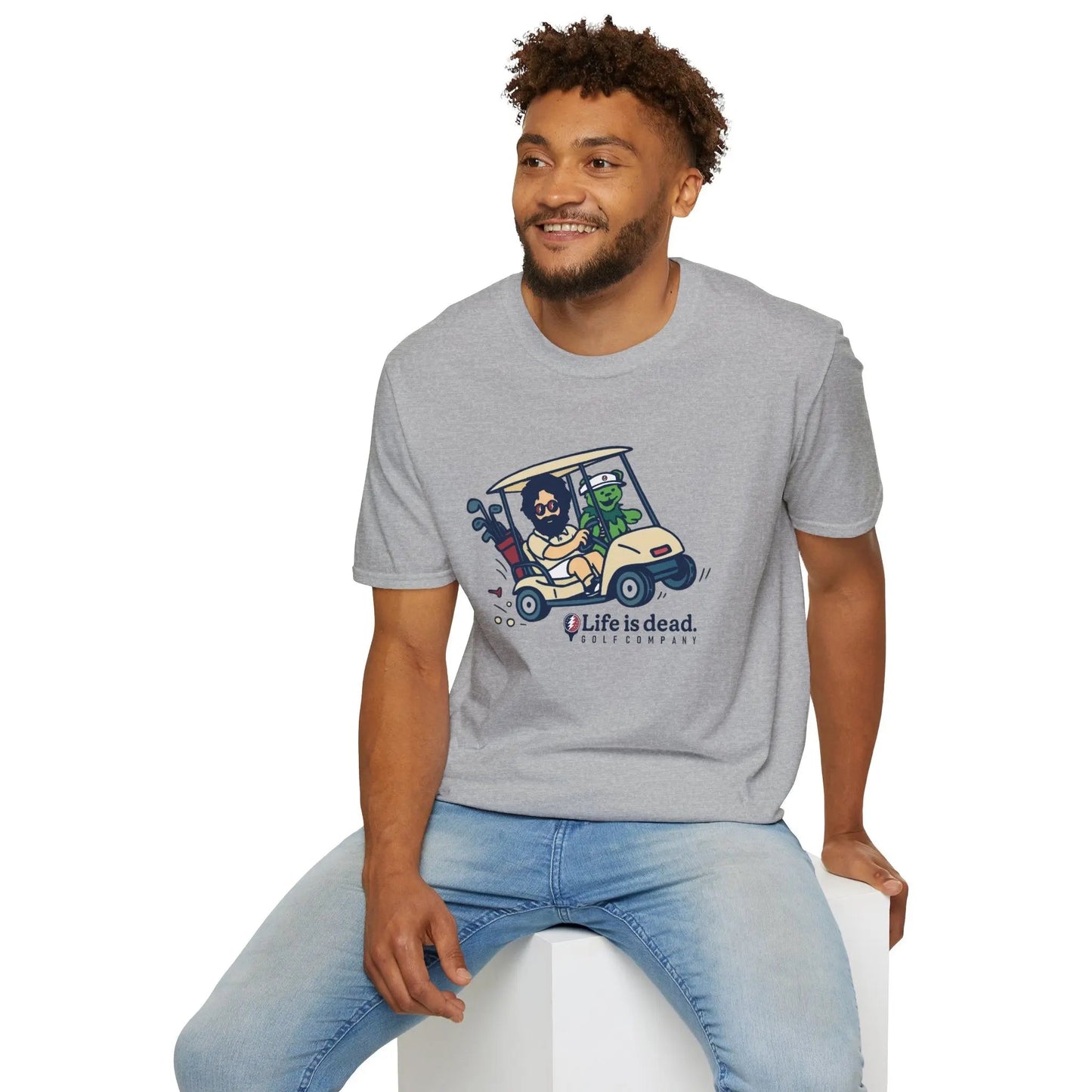 Life is Dead Soft-Style T-Shirt Joy Ridin' Jerry and The Bear Golf Company
