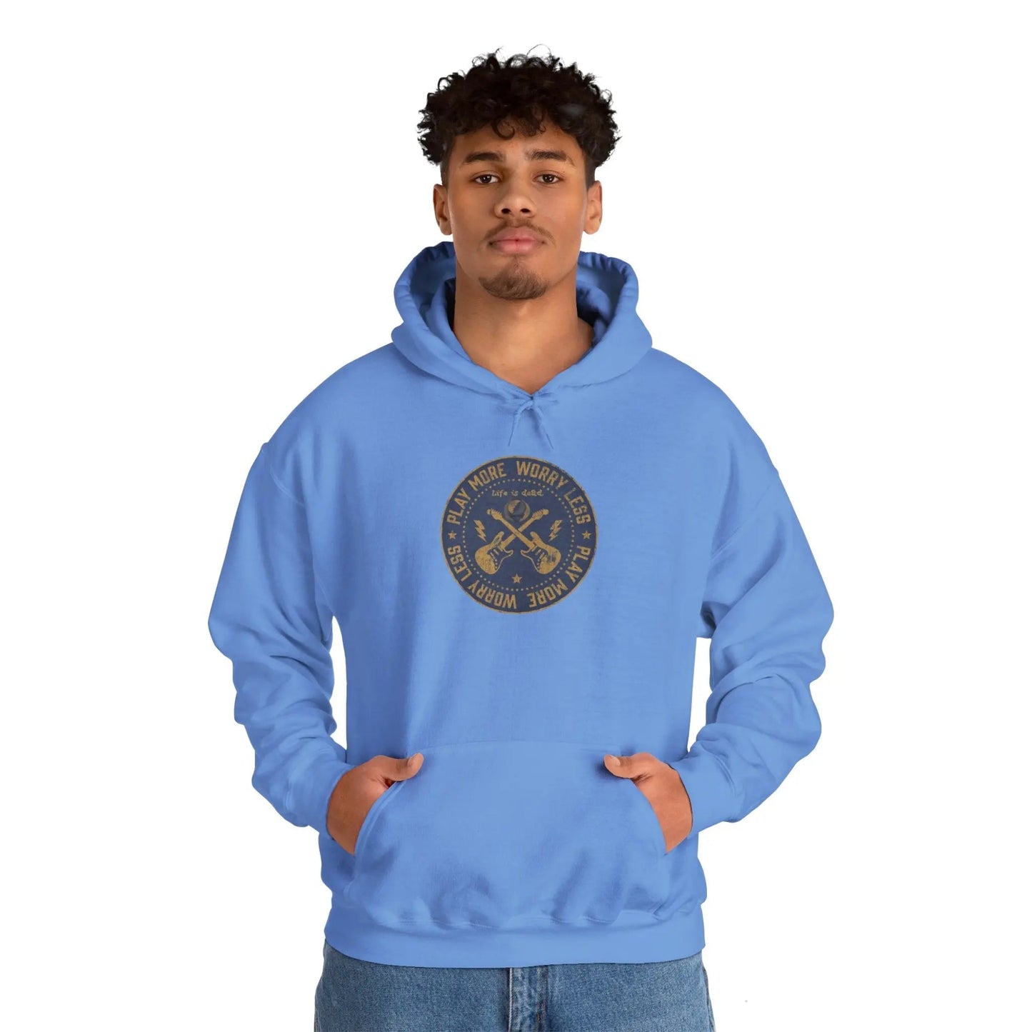 Life is dead Play More Worry Less Grateful Dead Unisex Hoodie