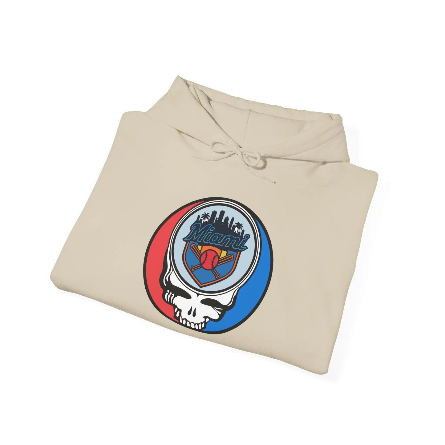 Miami Marlins Grateful Dead Unisex Heavy Blend Hoodie The Ballpark Collection
