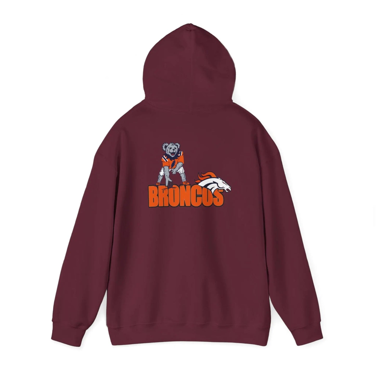 Denver Broncos Dancing Bear Unisex Two-Sided Hoodie The Gridiron Collection