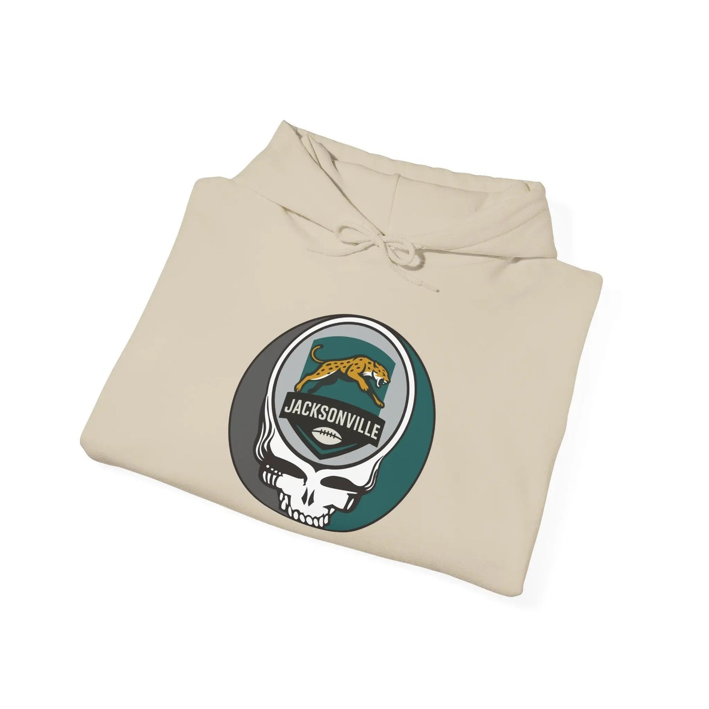 Jacksonville Jaguars Stealie Grateful Dead Hooded Sweatshirt NFL The Gridiron Collection