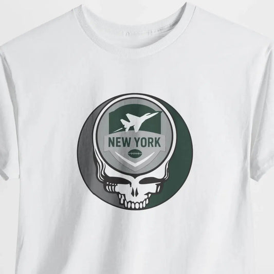New York Jets Stealie Unisex T-Shirt Gridiron Collection