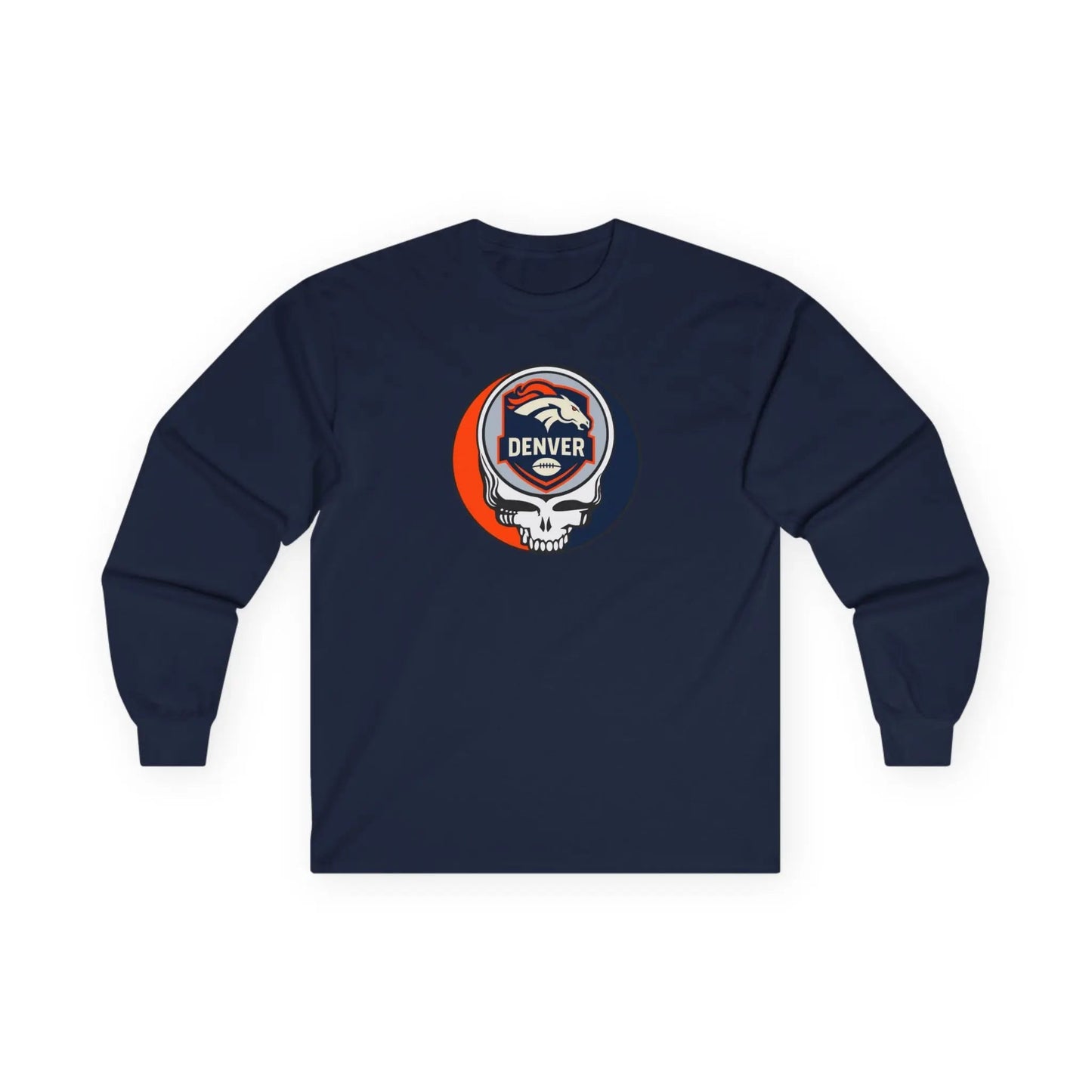 Grateful Dead Eco-Friendly Ultra-Cotton Long Sleeve Tee - NFL Denver Edition