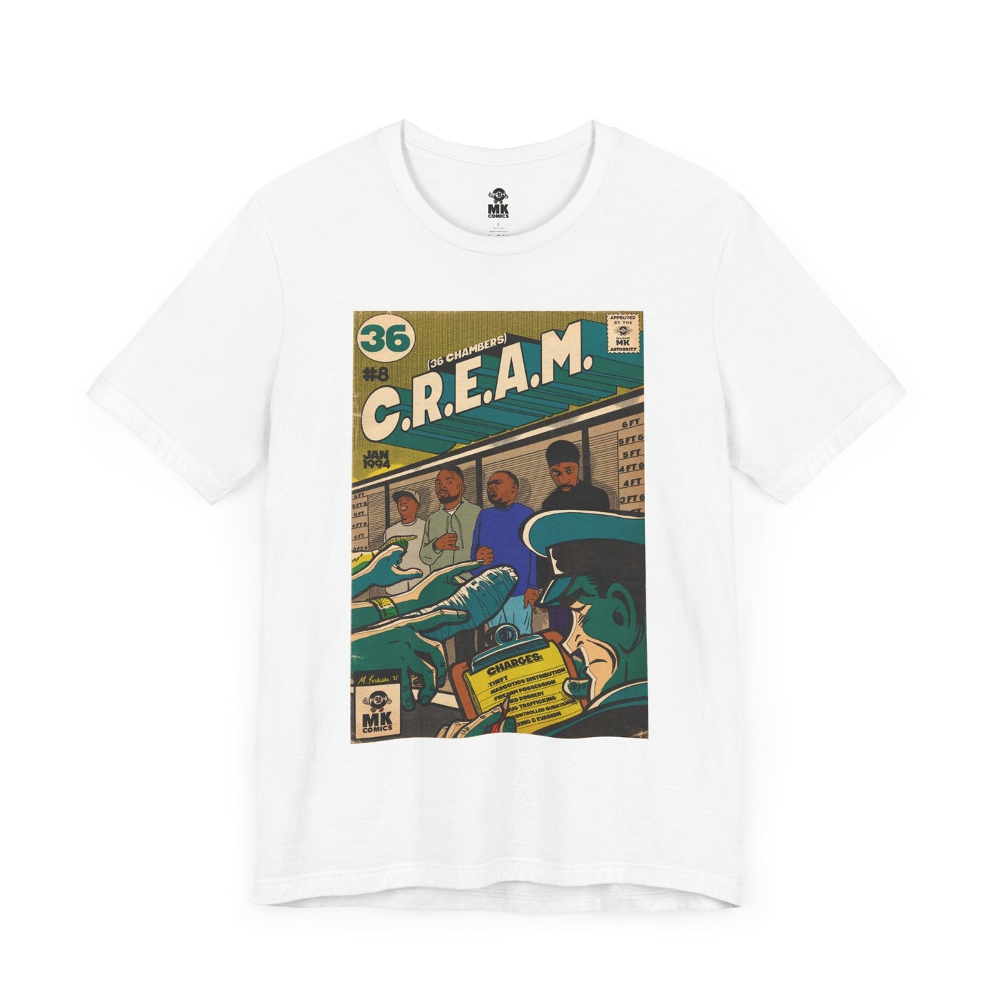 Unisex Jersey Short Sleeve Tee C.R.E.A.M