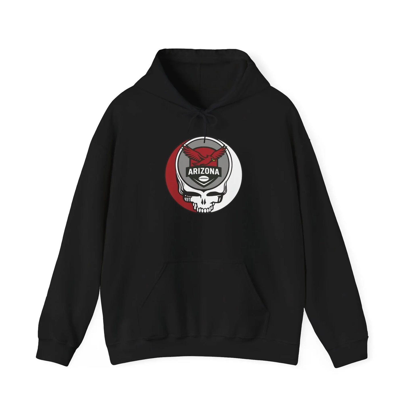 Arizona Cardinals Stealie Grateful Dead Hooded Sweatshirt NFL The Gridiron Collection