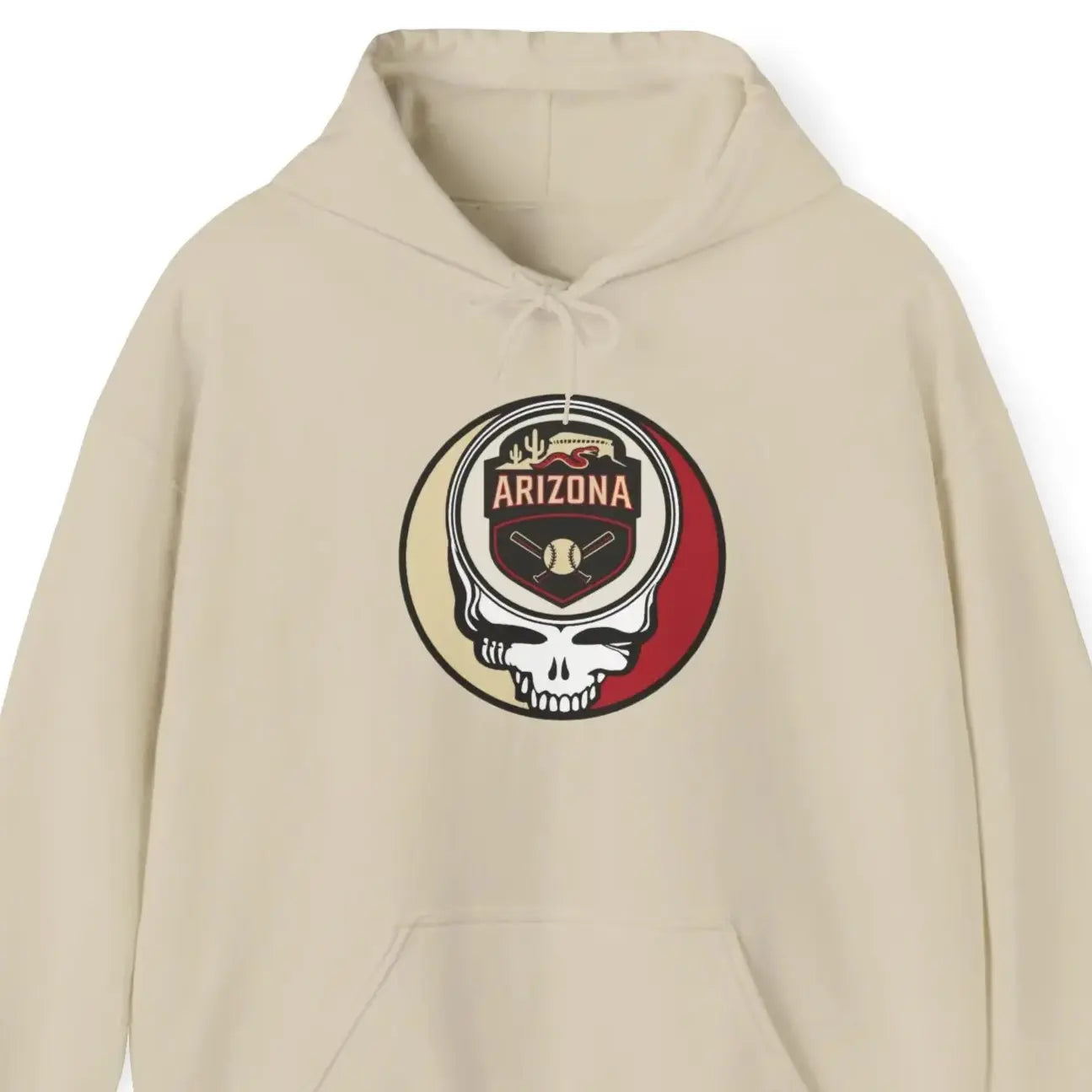Grateful Dead Unisex Heavy Blend Hooded Sweatshirt Arizona Baseball Edition The Ballpark Collection